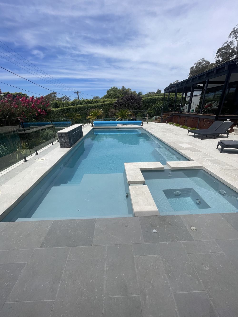 A clean backyard swimming pool in Gungahlin, Canberra